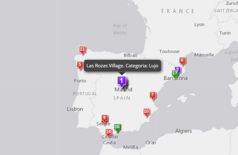 Story Map: Outlets en España